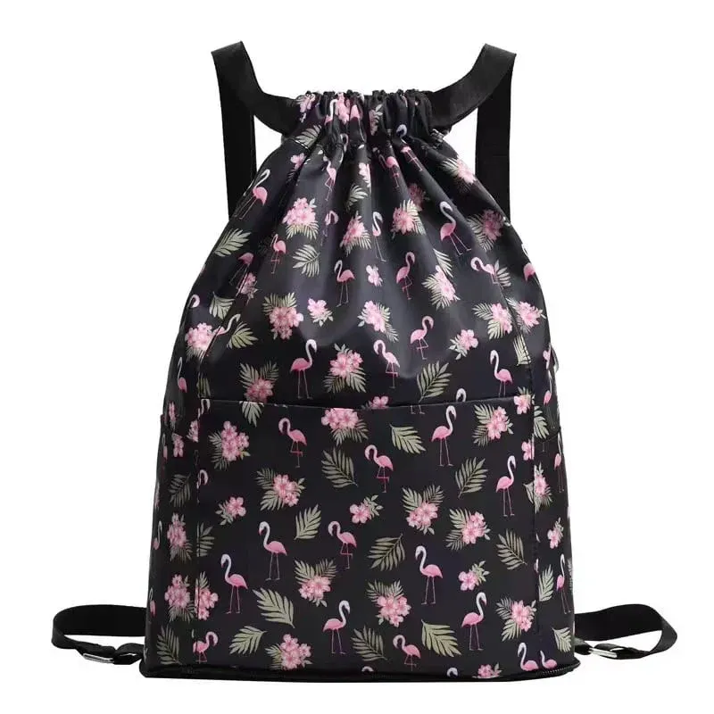😍Sac à dos de sport pliable avec cordon de serrage et grande capacité✨