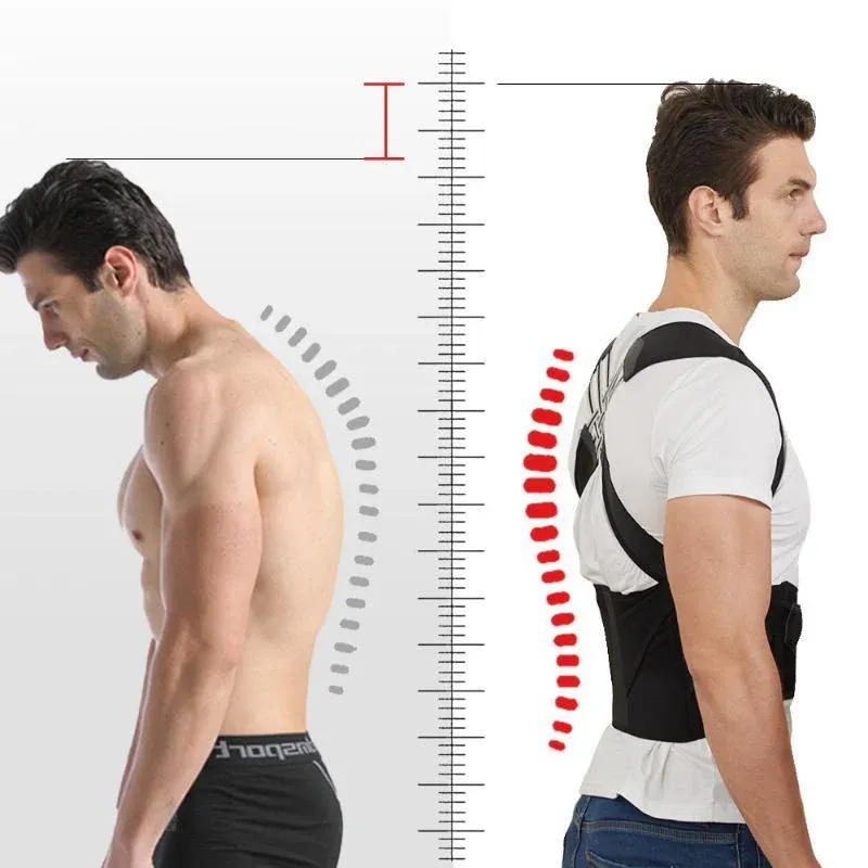 Correcteur de posture ergonomique réglable – Soutien tout au long de la journée