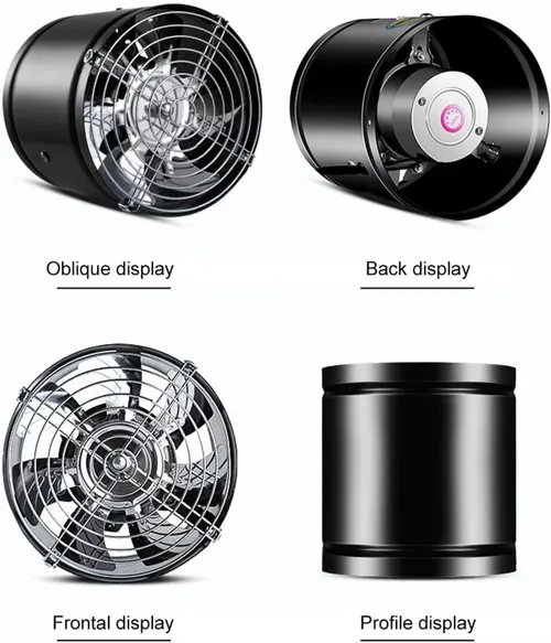 Ventilateur de conduit de 6 pouces - 150 mm