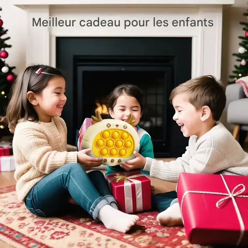 Jeu de bulles à pousser rapide et facile, jouet anti-stress pour enfants, jeu tendance de 3e génération avec de mignons animaux