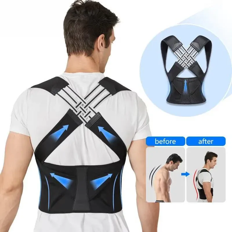 Correcteur de posture ergonomique réglable – Soutien tout au long de la journée