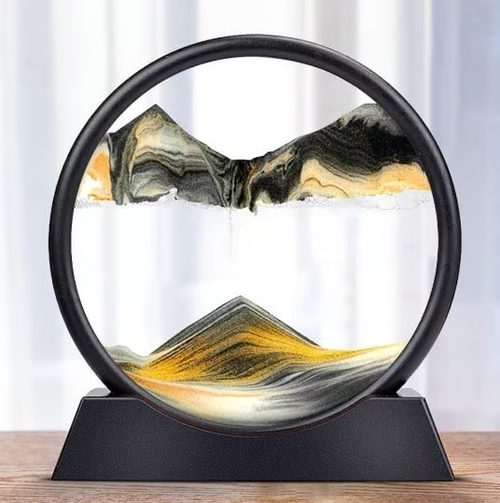 Sablier 3D Paysage de sable sous-marin