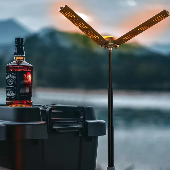 Lampe de camping rétractable rechargeable haute capacité