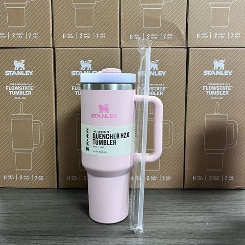 Stanley Gobelet isotherme à double paroi de 1200 ml avec poignée, idéal pour les sports de plein air ou les voyages