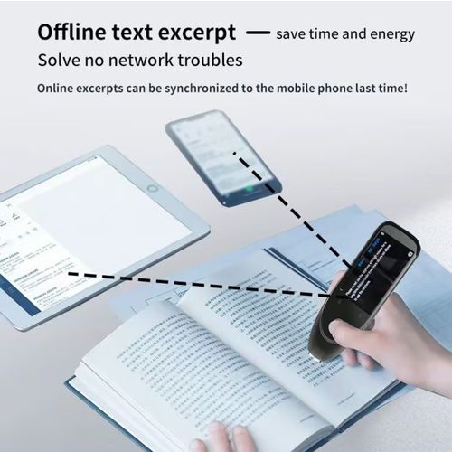 Stylo de lecture et de numérisation pour traduction en 116 langues