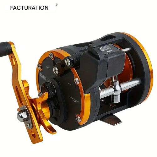 XDT-30  Moulinet de pêche à la traîne BILLINGS série XDT avec affichage numérique, ratio de 3,8:1, frein maximal de 15 kg, en alliage d'aluminium robuste et durable, pour eau douce et eau salée. Accessoires et matériel de pêche.