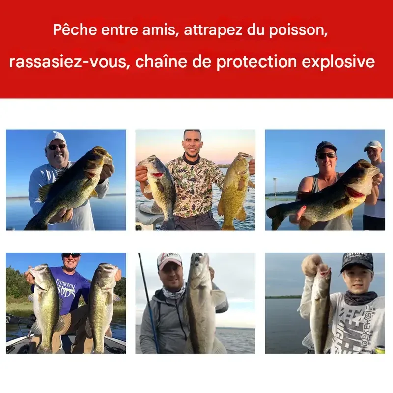 Attractifs pour poissons, appât concentré complet pour la pêche, appât liquide épais à base de vers rouges, agent d'ouverture, 2 unités,