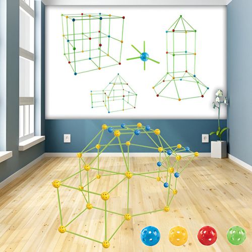 KIT DE CONSTRUCTION DE FORTERESSE MAGIQUE 3D | FORTKIDS