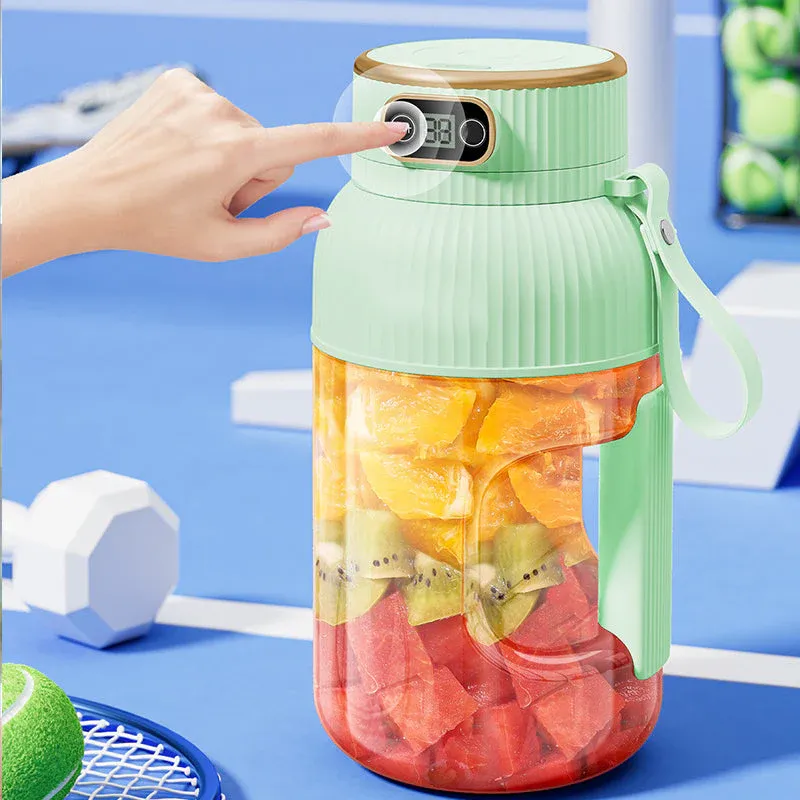 Presse-agrumes portable multifonctionnel avec affichage numérique