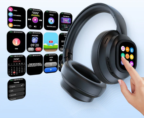 ✨Casque Bluetooth AI avec écran LCD