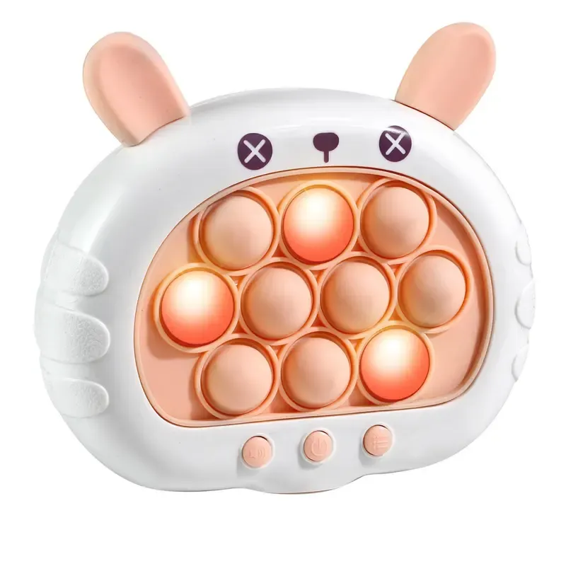 Jeu de bulles à pousser rapide et facile, jouet anti-stress pour enfants, jeu tendance de 3e génération avec de mignons animaux