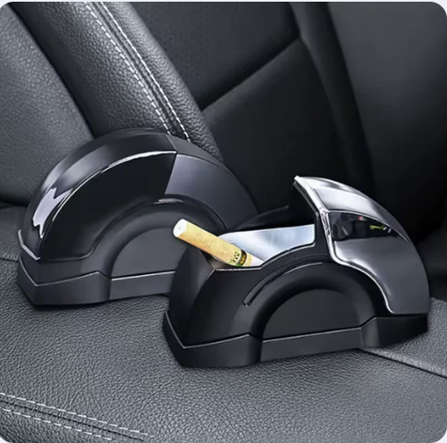 Cendrier de Voiture Portable 🚗 – Antivent & Anti-Odeur de Cigarette