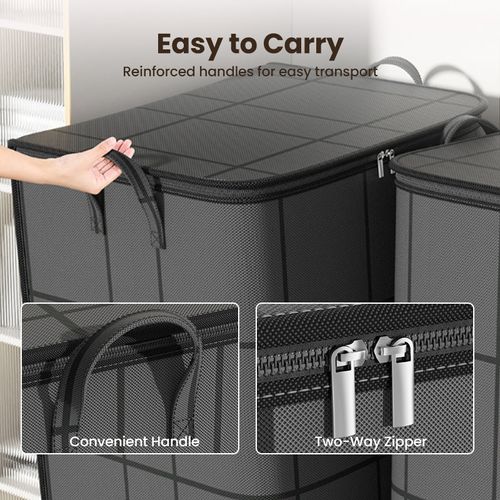 Organisateur étanche à la poussière pour couettes et linge de lit,Paquet de deux pièces