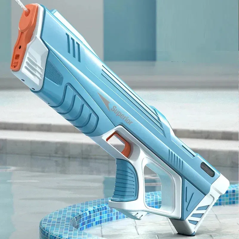 Pistolet à eau électrique automatique à haute pression - Bleu