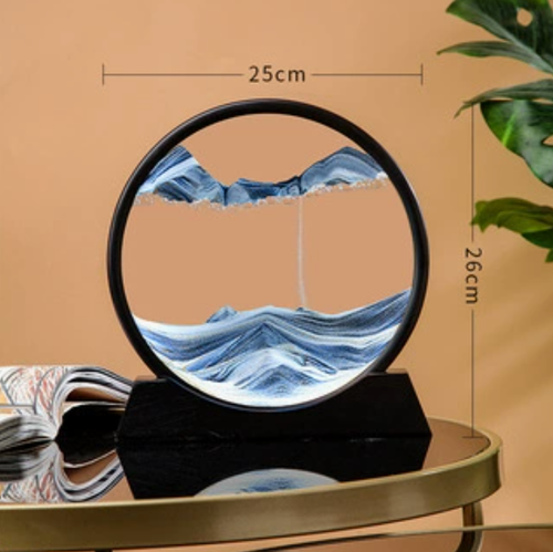 Sablier 3D Paysage de sable sous-marin