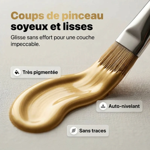 🔥 Peinture à la feuille d'or à base d'eau