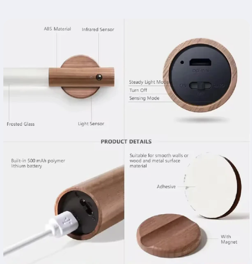 Lampe à induction intelligente avec capteur de mouvement