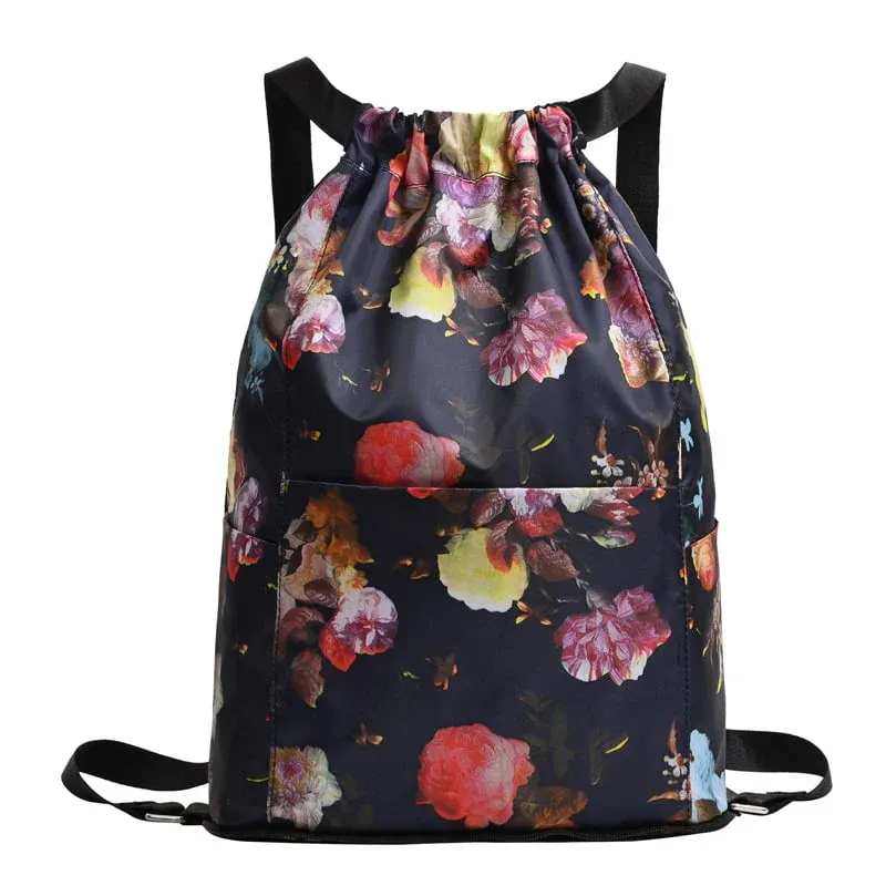 😍Sac à dos de sport pliable avec cordon de serrage et grande capacité✨
