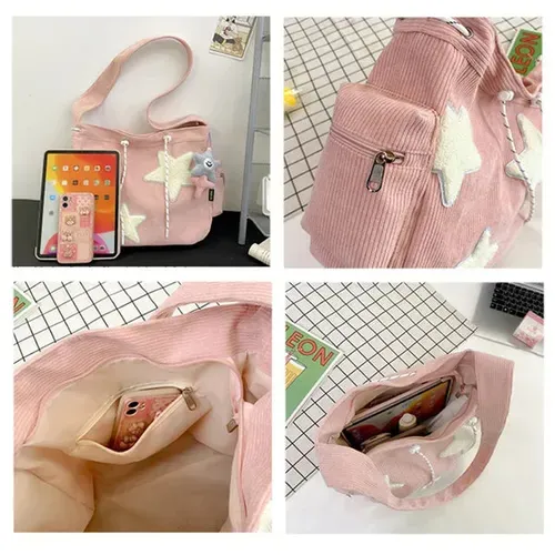 Sac à bandoulière mignon en forme d'étoile pour femme printemps 2025