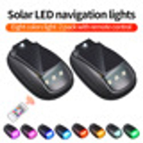 Lumière stroboscopique RGB solaire pour toit de voiture
