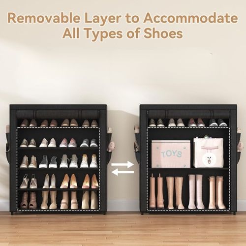 Étagère à chaussures portable et pliable | ARMOIRE