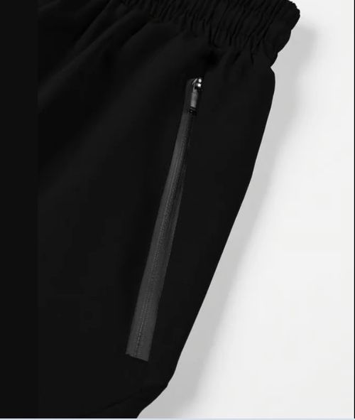 Short à taille avec cordon de serrage et imprimé lettre pour homme