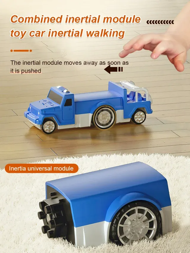 Jouets assemblés de voitures d'ingénierie magnétique variable