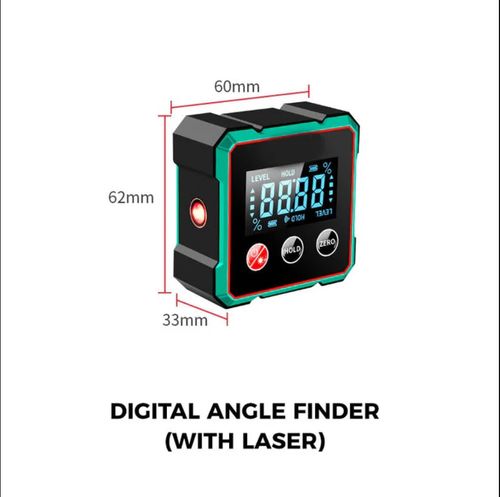 Chercheur d'angle numérique magnétique avec laser électronique
