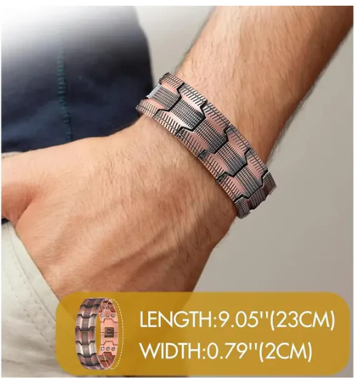 Bracelet magnétique en cuivre - Soulage la fatigue et favorise la circulation sanguine💖💖