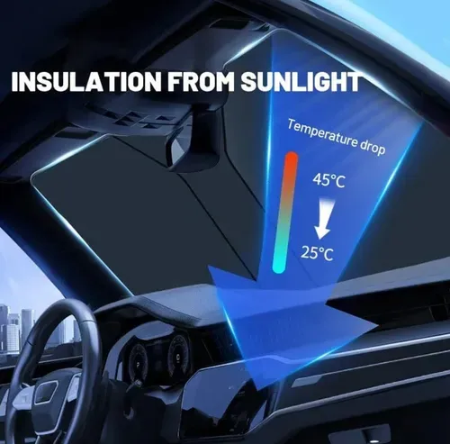 Pare-soleil pliable pour pare-brise