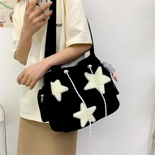 Sac à bandoulière mignon en forme d'étoile pour femme printemps 2025