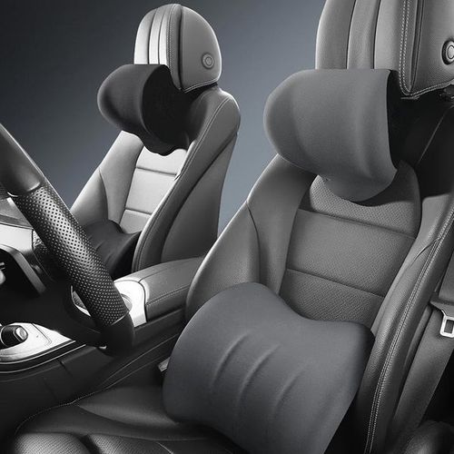 Appuie-tête et coussin de soutien lombaire ergonomiques pour siège auto