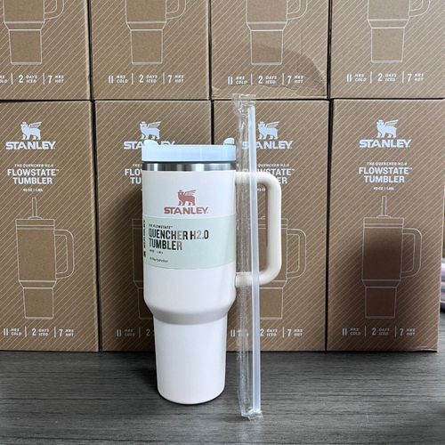 Stanley Gobelet isotherme à double paroi de 1200 ml avec poignée, idéal pour les sports de plein air ou les voyages