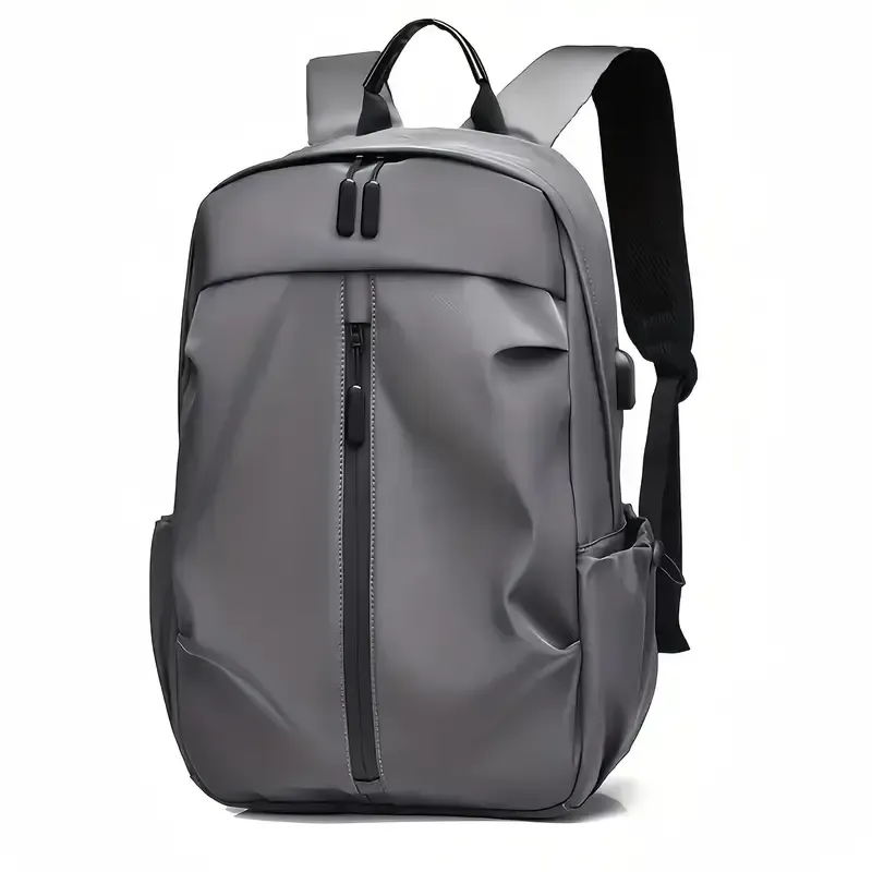 Sac à dos élégant et tendance pour homme, couleur unie, simple, léger, pour le sport, les voyages, les déplacements, pour ordinateur portable, pour étudiant
