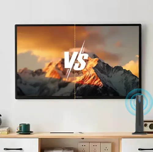 Antenne TV 4K, antenne intérieure numérique DVB-T HD ATSC à gain élevé, portée de 193 km (120 miles), compatible avec les normes ATSC et DVB-T transfrontalières.