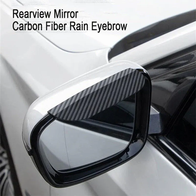 Nouveau Pare-Pluie en Fibre de Carbone - Design Ultra-Léger et Résistant avec Fixations Universelles pour Voitures-Motos 🌧️🔧