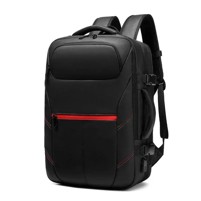 Sac de voyage décontracté pour ordinateur portable avec chargeur USB et étanche pour homme