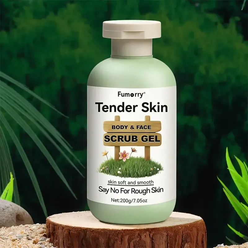 Gel exfoliant rajeunissant 200 g, nettoyant en profondeur, contient des extraits de plantes d'aloe vera, de rose et de camomille, adoucit la peau, débouche les pores, nettoie la peau, hydrate, peut être utilisé sur tout le corps, convient à tous les types de peau Achetez maintenant Achetez-en un et obtenez-en un gratuitement