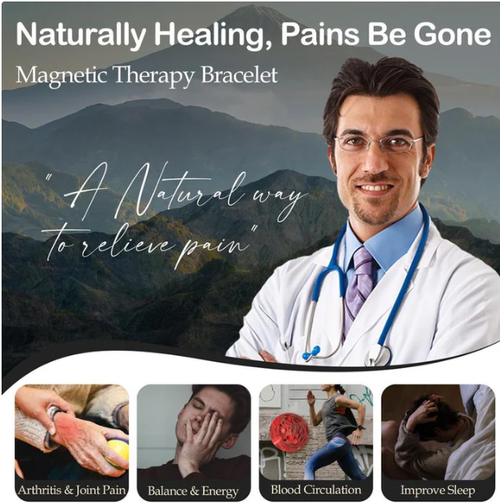 Bracelet magnétique en cuivre - Soulage la fatigue et favorise la circulation sanguine💖💖