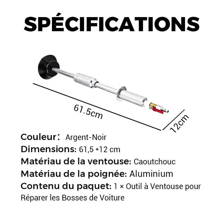 Ventouse pour débosselage de carrosserie