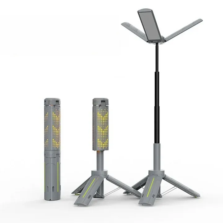 Lampe de camping rétractable rechargeable haute capacité