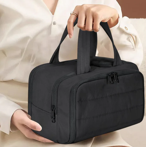 Trousse de toilette élégante — Compartiments astucieux pour maquillage & voyages 💄