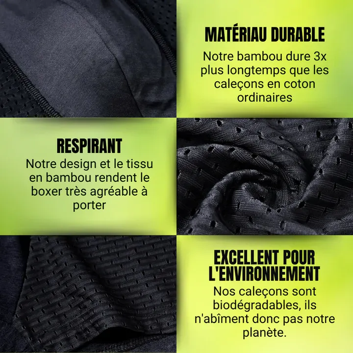 Boxer en bambou pack 4-Multi-Couleur