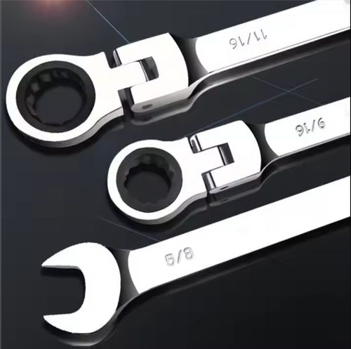 Jeu de clés à cliquet flexibles 8-19 mm, à anneau denté, à cliquet combinées flexibles