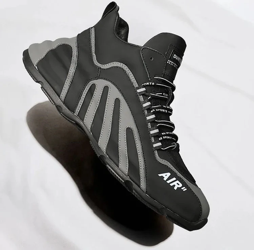 Chaussures de course respirantes à semelle souple pour hommes