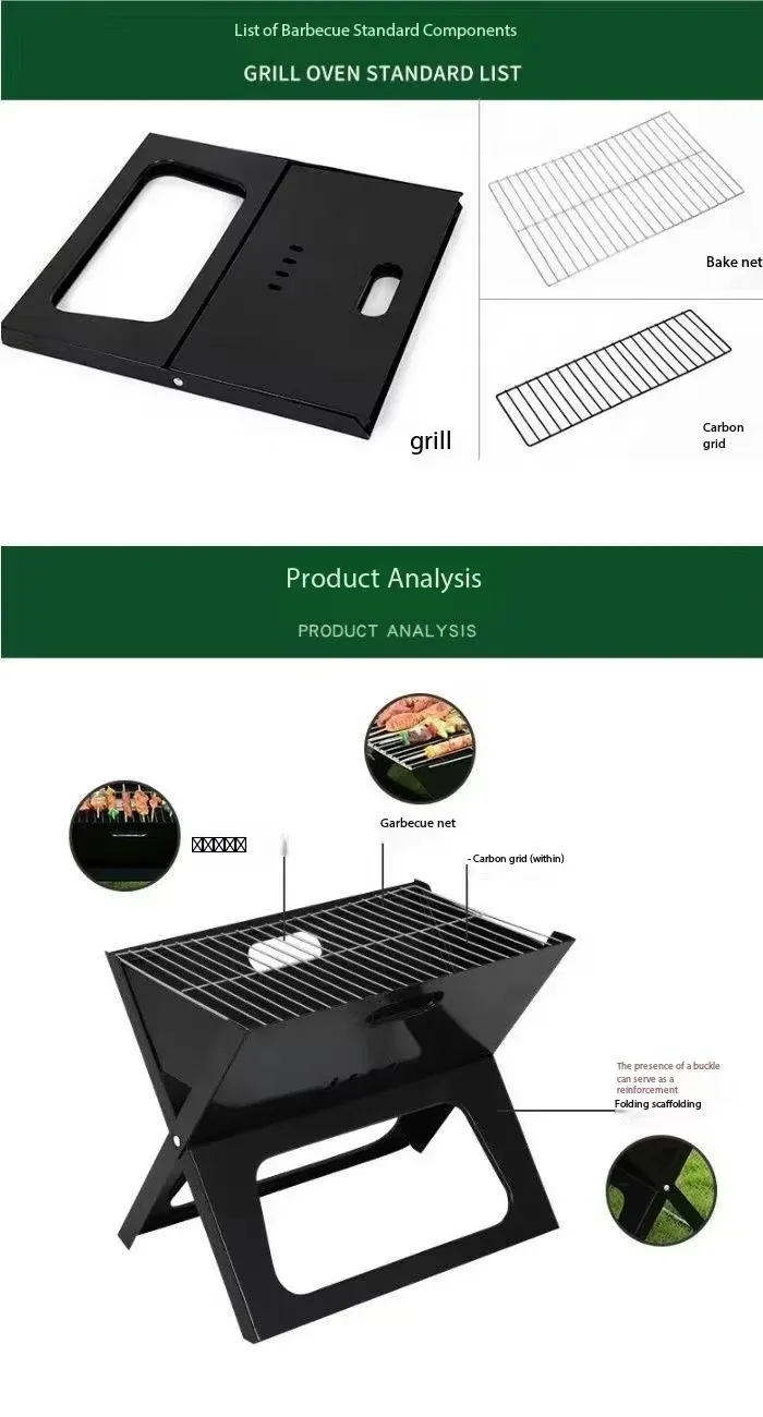 Barbecue Pliable Portable