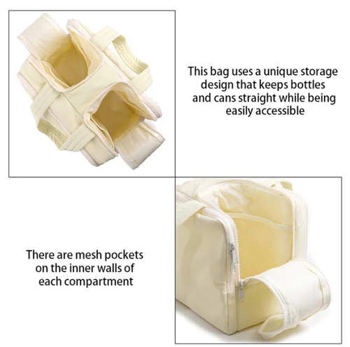 Trousse de toilette élégante — Compartiments astucieux pour maquillage & voyages 💄