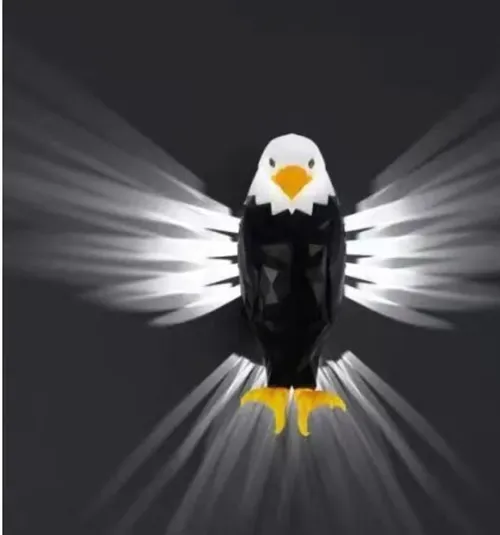 Applique murale 3D Eagle