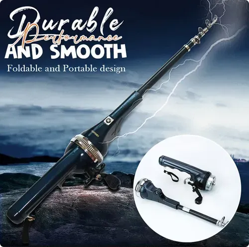 Kit de canne à pêche télescopique tout-en-un