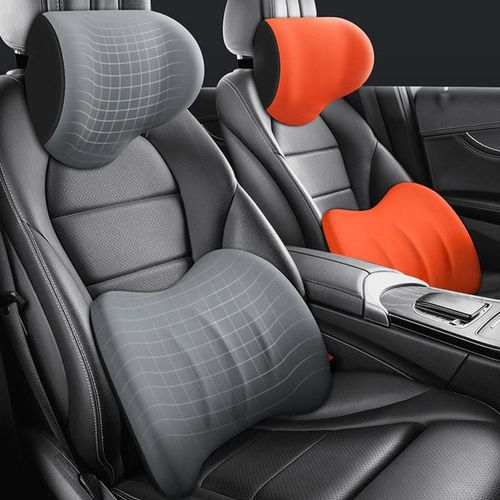 Appuie-tête et coussin de soutien lombaire ergonomiques pour siège auto